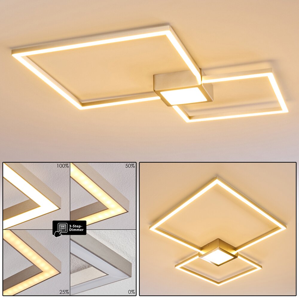 Narpes Deckenleuchte LED Nickel-Matt, 1-flammig main product photo