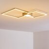 Narpes Deckenleuchte LED Nickel-Matt, 1-flammig