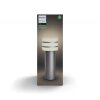 Philips Hue White Tuar Sockelleuchte LED Edelstahl, Silber, 1-flammig