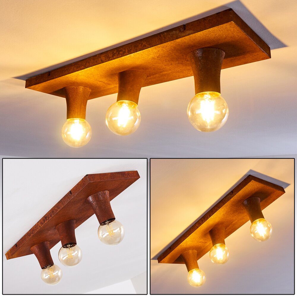 Kimstad Deckenleuchte Rostfarben, 3-flammig main product photo