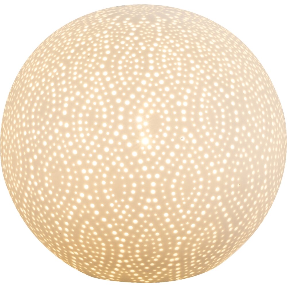 Globo Askja Tischleuchte Weiß, 1-flammig main product photo