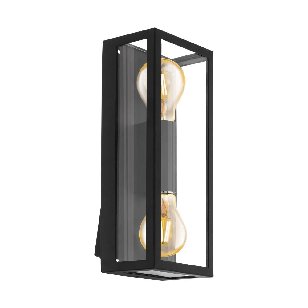 EGLO ALAMONTE Wandleuchte Schwarz, 2-flammig main product photo