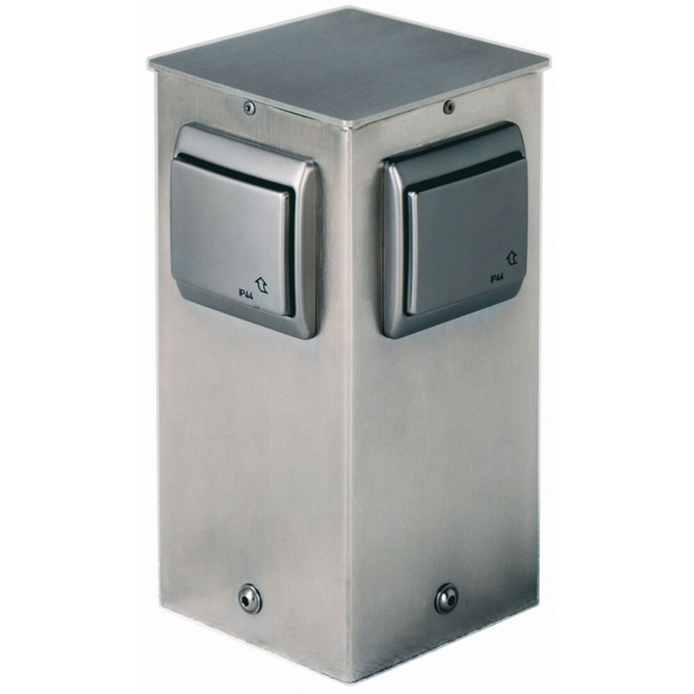 Albert Leuchten 2119 Außensteckdose Edelstahl main product photo
