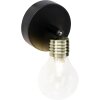 Brilliant Leuchten Bulb Wandspot Messing, Schwarz, 1-flammig