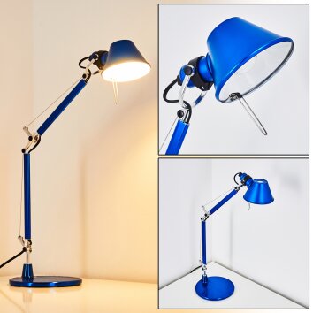 Artemide TOLOMEO MICRO Tischleuchte Blau, 1-flammig