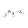 Trio Leuchten LEVISTO Deckenspot LED Nickel-Matt, 3-flammig