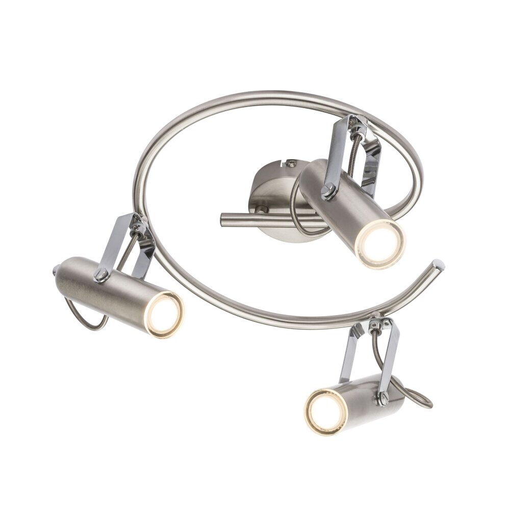 Globo MIRRI Deckenleuchte LED Nickel-Matt, 3-flammig main product photo