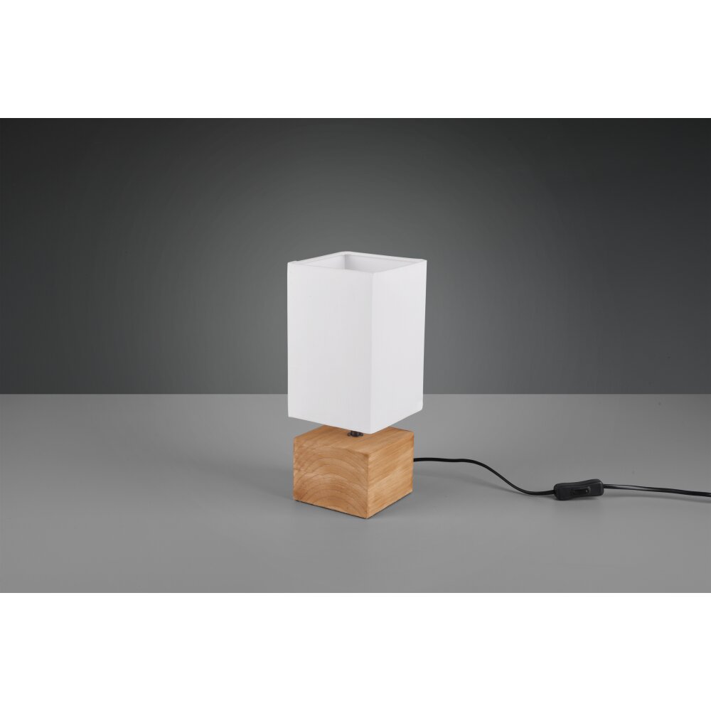 Reality Woody Tischleuchte LED Holz hell, 1-flammig