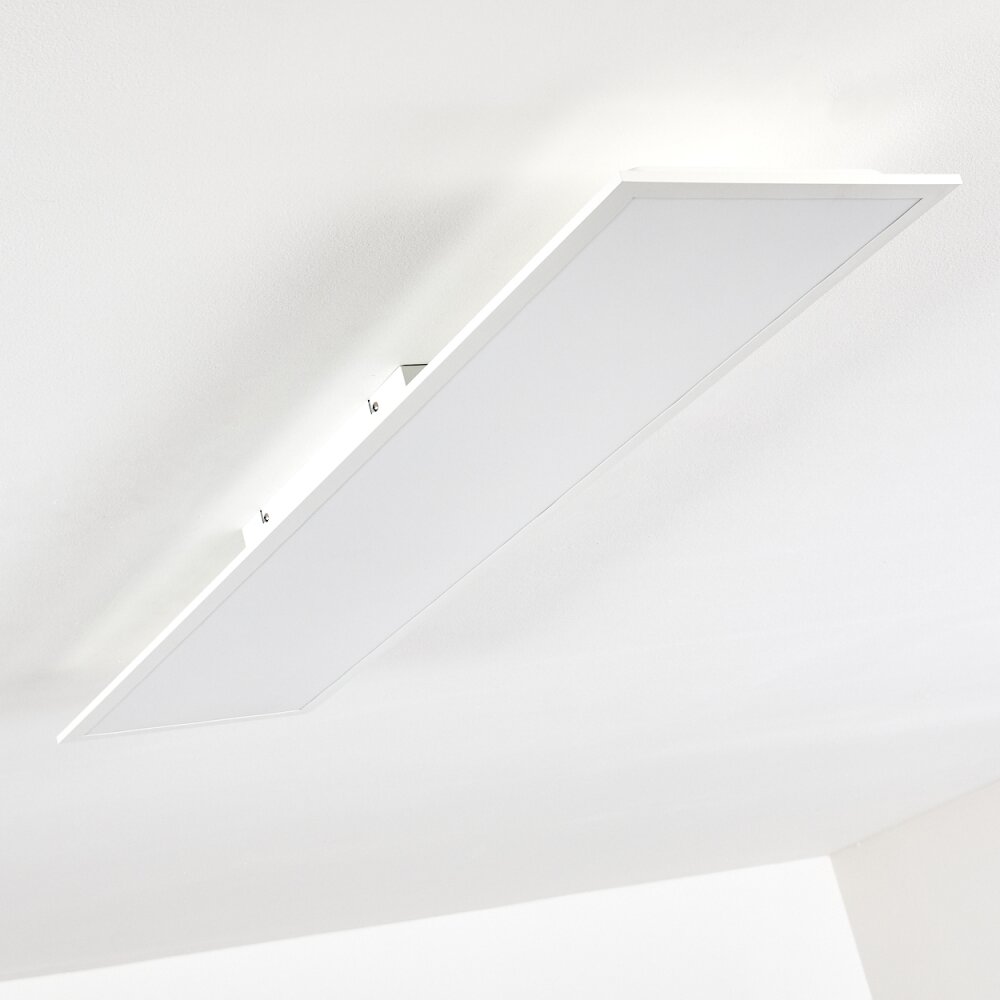 Antria LED Panel Weiß, 1-flammig, Fernbedienung, Farbwechsler