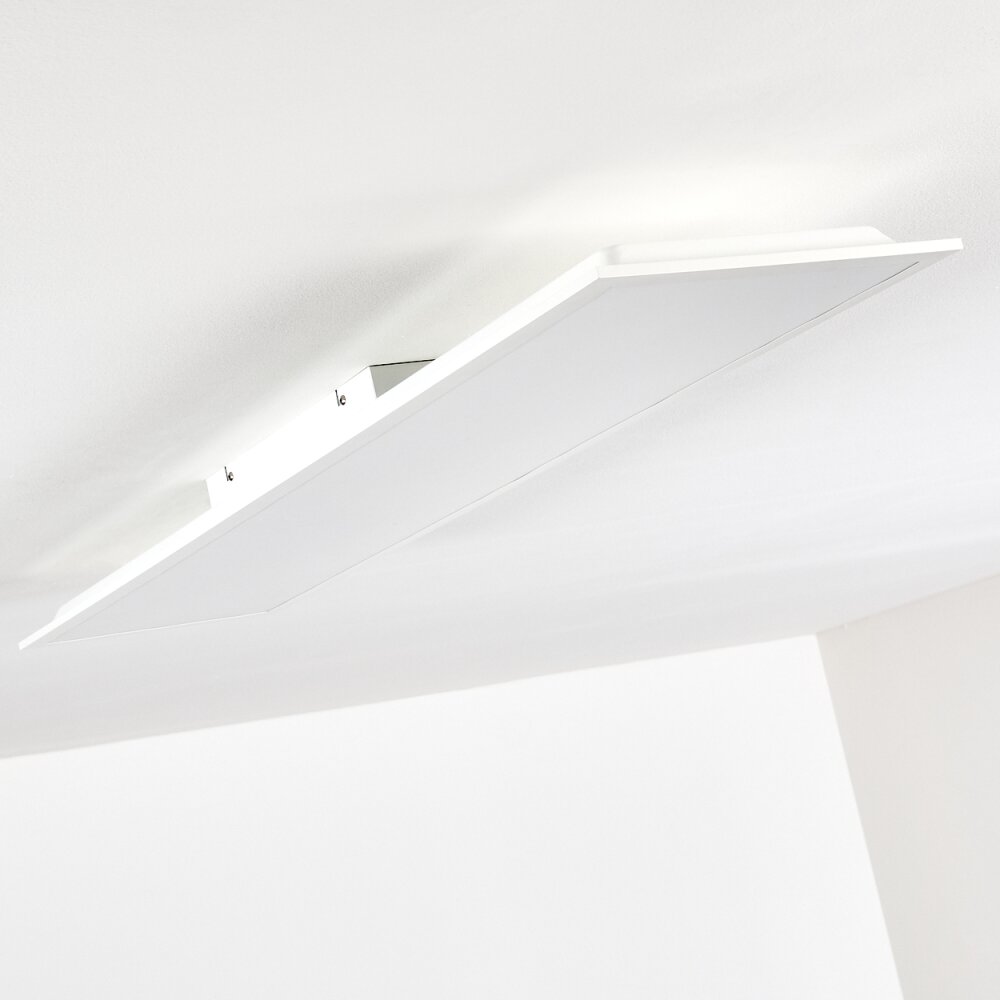 Antria LED Panel Weiß, 1-flammig, Fernbedienung, Farbwechsler