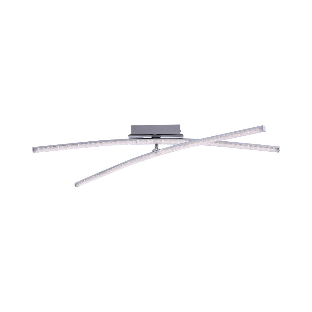 Leuchten Direkt Simon Deckenleuchte LED Chrom, 2-flammig main product photo