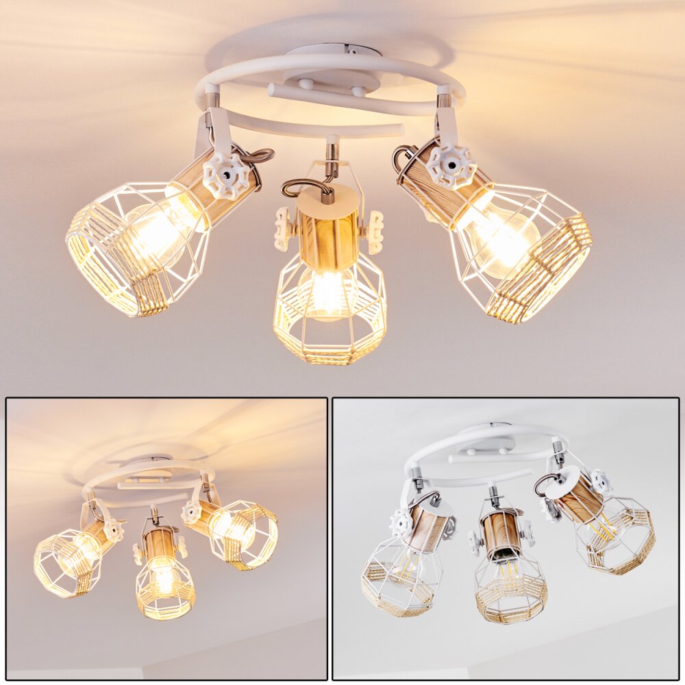 Barbacena Deckenleuchte Weiß, 3-flammig main product photo