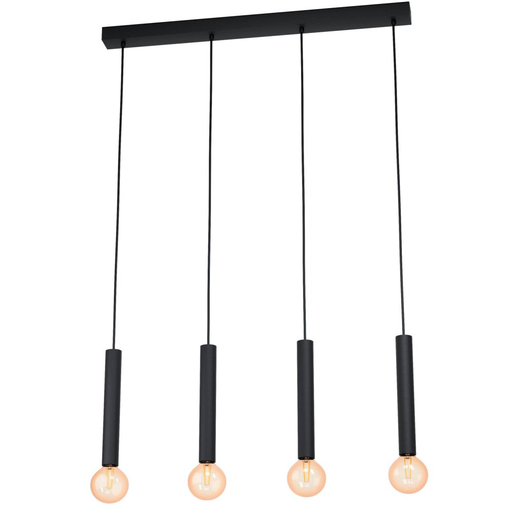 Eglo Leuchten CORTENOVA Hängeleuchte Schwarz, 4-flammig main product photo
