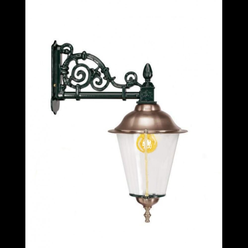 KS Verlichting Durgerdam Wandleuchte Schwarz, 1-flammig main product photo