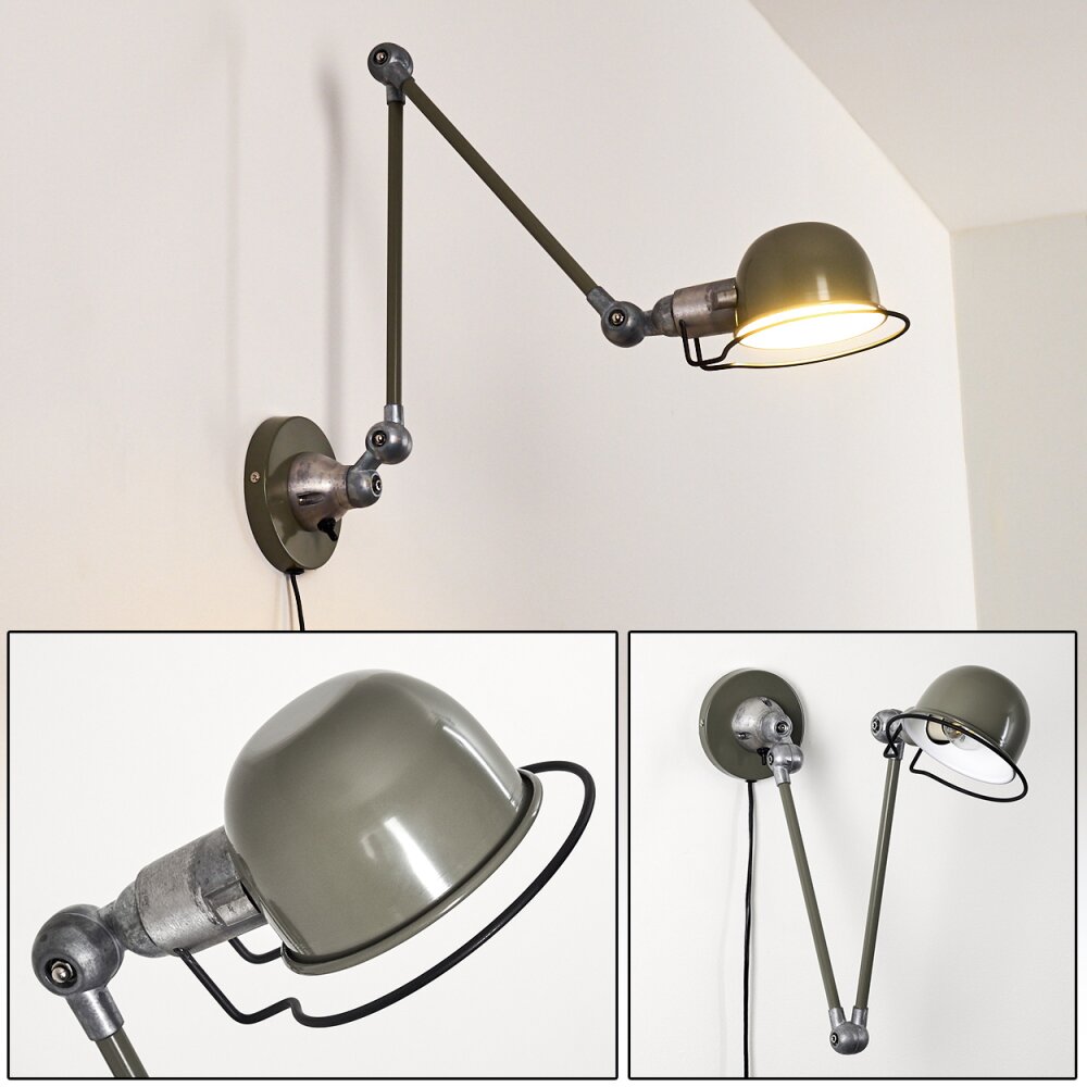 Arild Wandleuchte Grün, Schwarz, 1-flammig main product photo