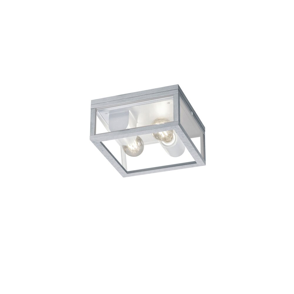 Trio Garonne Deckenleuchte Verzinkt, 2-flammig main product photo