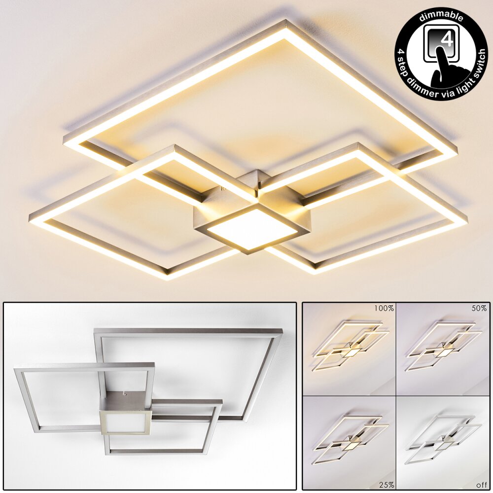 Narpes Deckenleuchte LED Nickel-Matt, 1-flammig main product photo