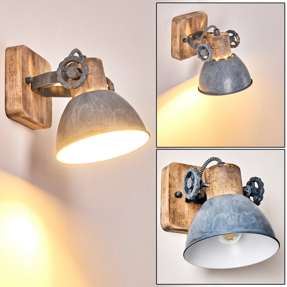 Orny Wandleuchte Holz hell, 1-flammig main product photo