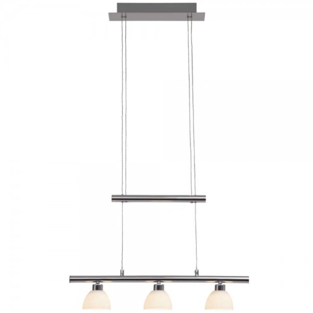 Brilliant Leuchten Tonja Pendelleuchte LED Chrom, 3-flammig main product photo