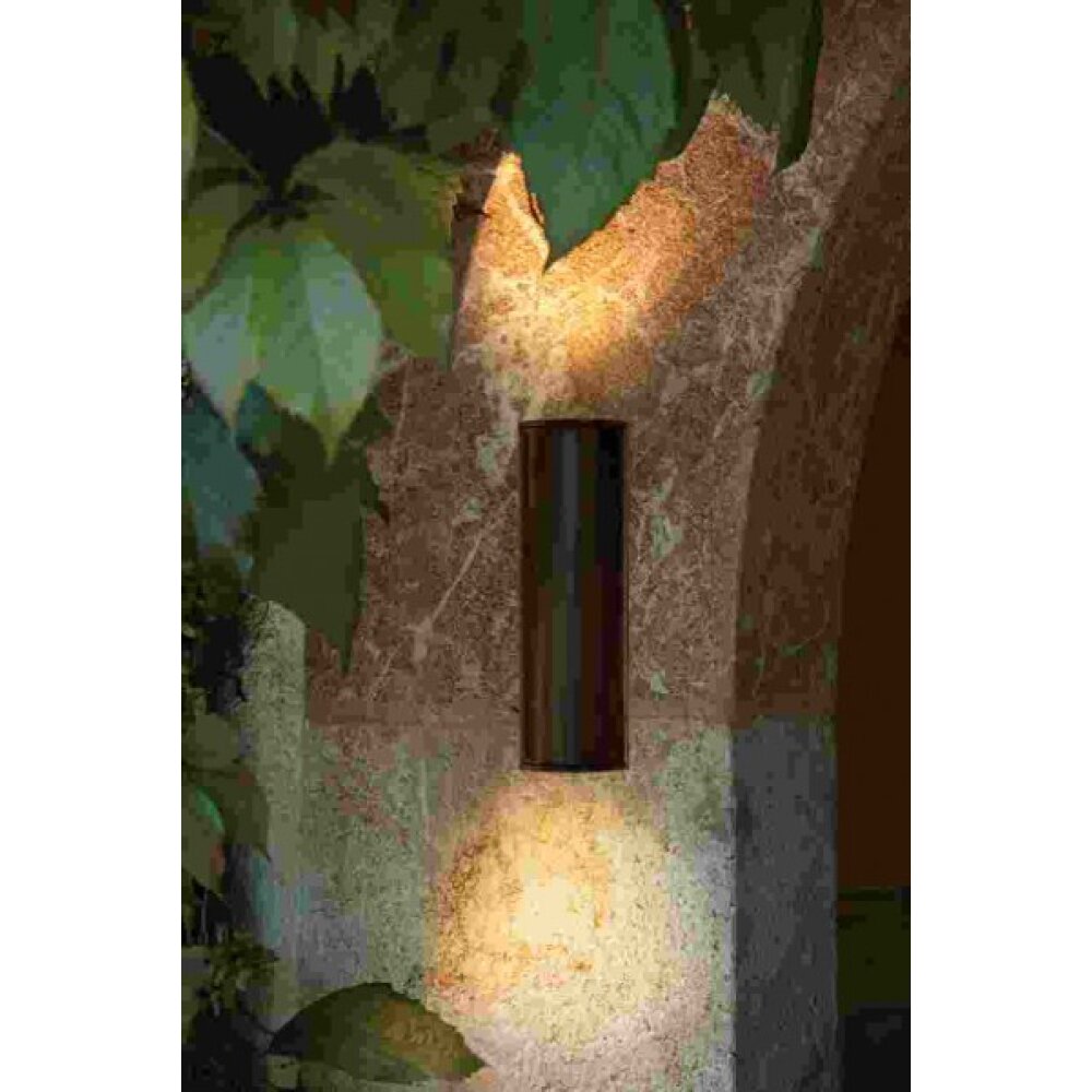 Eglo RIGA Wandaussenleuchte Dunkelbraun, 2-flammig main product photo