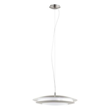 EGLO connect MONEVA-C Hängeleuchte LED Nickel-Matt, 1-flammig, Farbwechsler