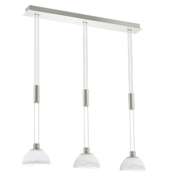 Eglo MONTEFIO Pendelleuchte LED Nickel-Matt, 3-flammig