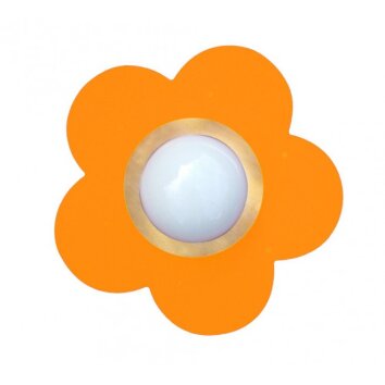 Waldi Deckenleuchte Fleur petit Orange, 1-flammig