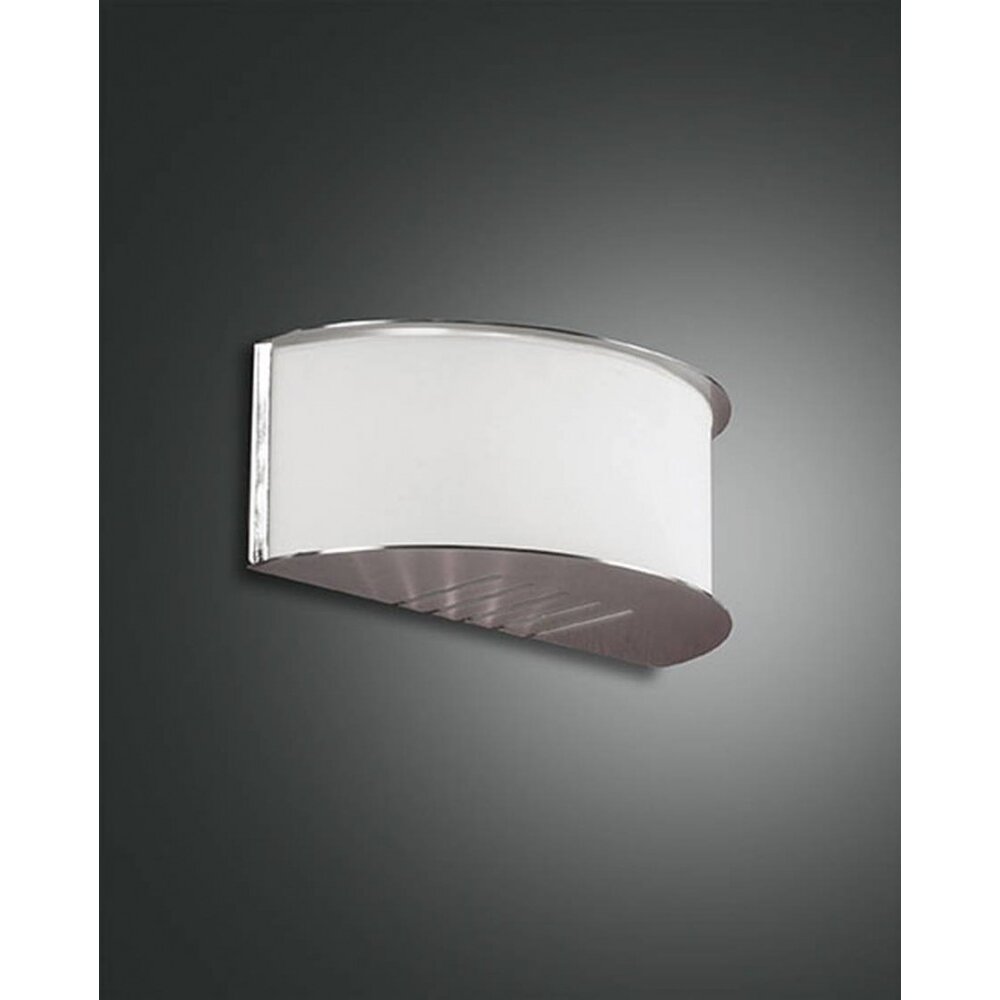 Fabas Luce BOOK Wandleuchte Nickel-Matt, 1-flammig main product photo