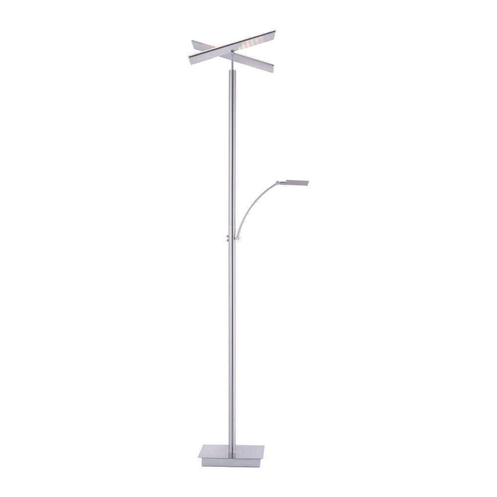 Paul Neuhaus ARTUR Deckenfluter LED Edelstahl, 2-flammig main product photo