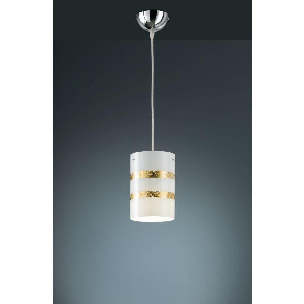 Trio Leuchten NIKOSIA Pendelleuchte Chrom, 1-flammig main product photo