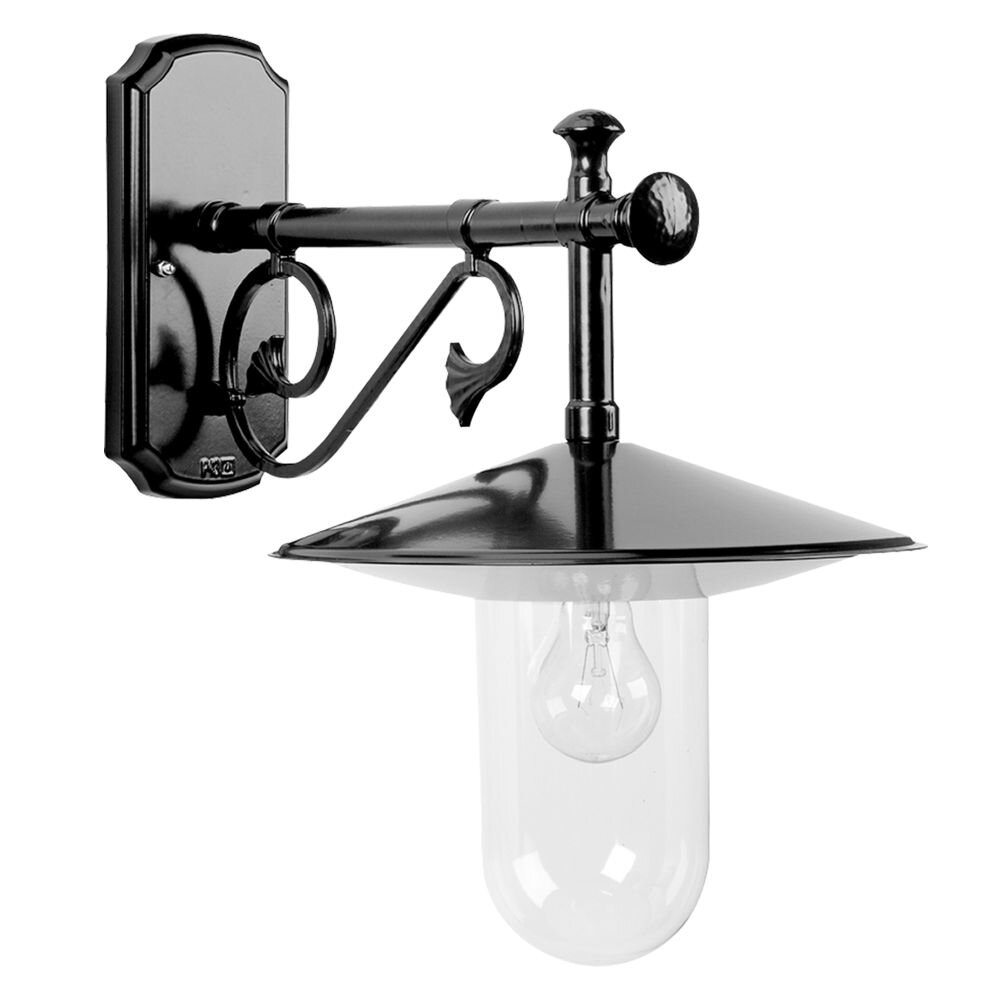 KS Verlichting Louvre Wandleuchte Schwarz, 1-flammig main product photo