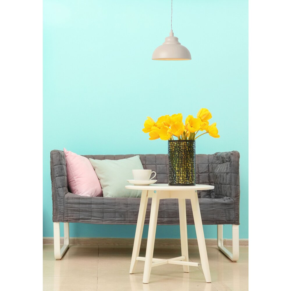 Lucide ISLA Hängeleuchte Cremefarben, 1-flammig main product photo