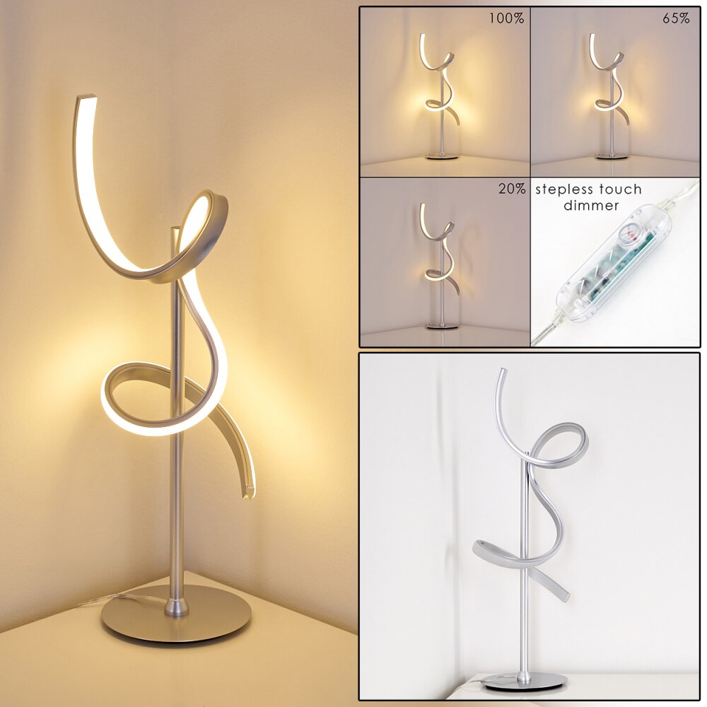 Lavaca Tischleuchte LED Silber, 1-flammig main product photo