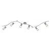 Trio Leuchten LEVISTO Deckenspot LED Nickel-Matt, 6-flammig