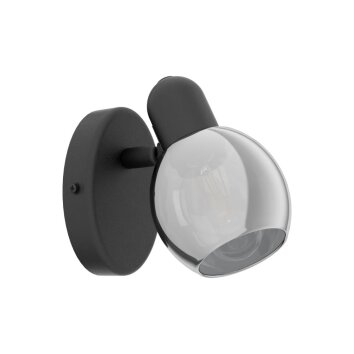 EGLO POLLICA Wandspot Schwarz, 1-flammig EGLO POLLICA Wandspot Schwarz, 1-flammig