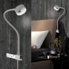 Honsel Lug Wandspot LED Nickel-Matt, 1-flammig