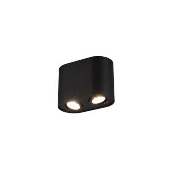 Trio Leuchten COOKIE Deckenleuchte Schwarz, 2-flammig Trio Leuchten COOKIE Deckenleuchte Schwarz, 2-flammig