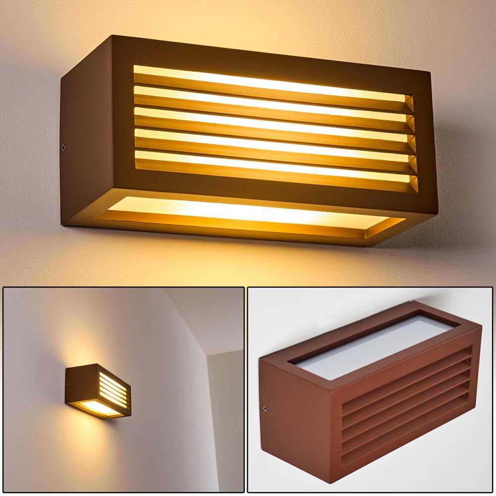 Naldmadebro Außenwandleuchte Braun, 1-flammig main product photo